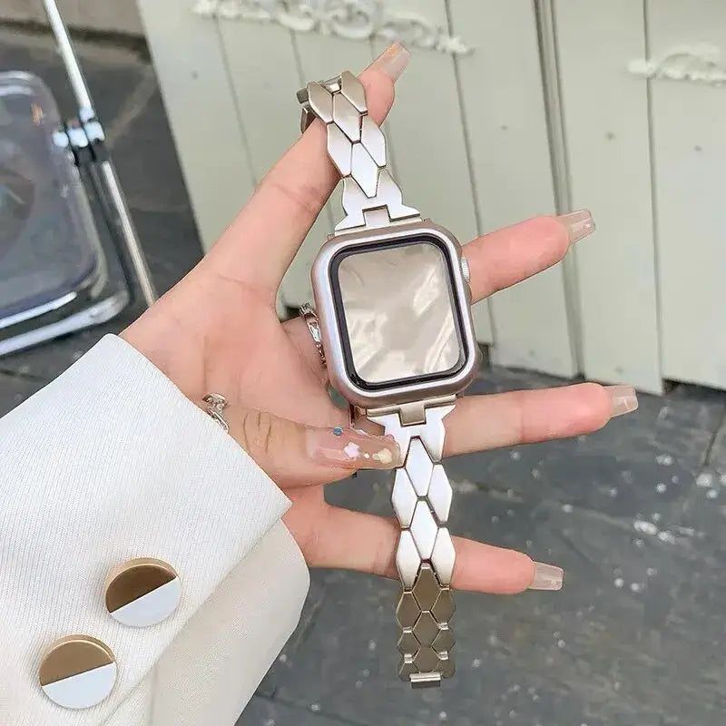 Apple Watch Stainless Steel Band - Sleek Luxury Strap