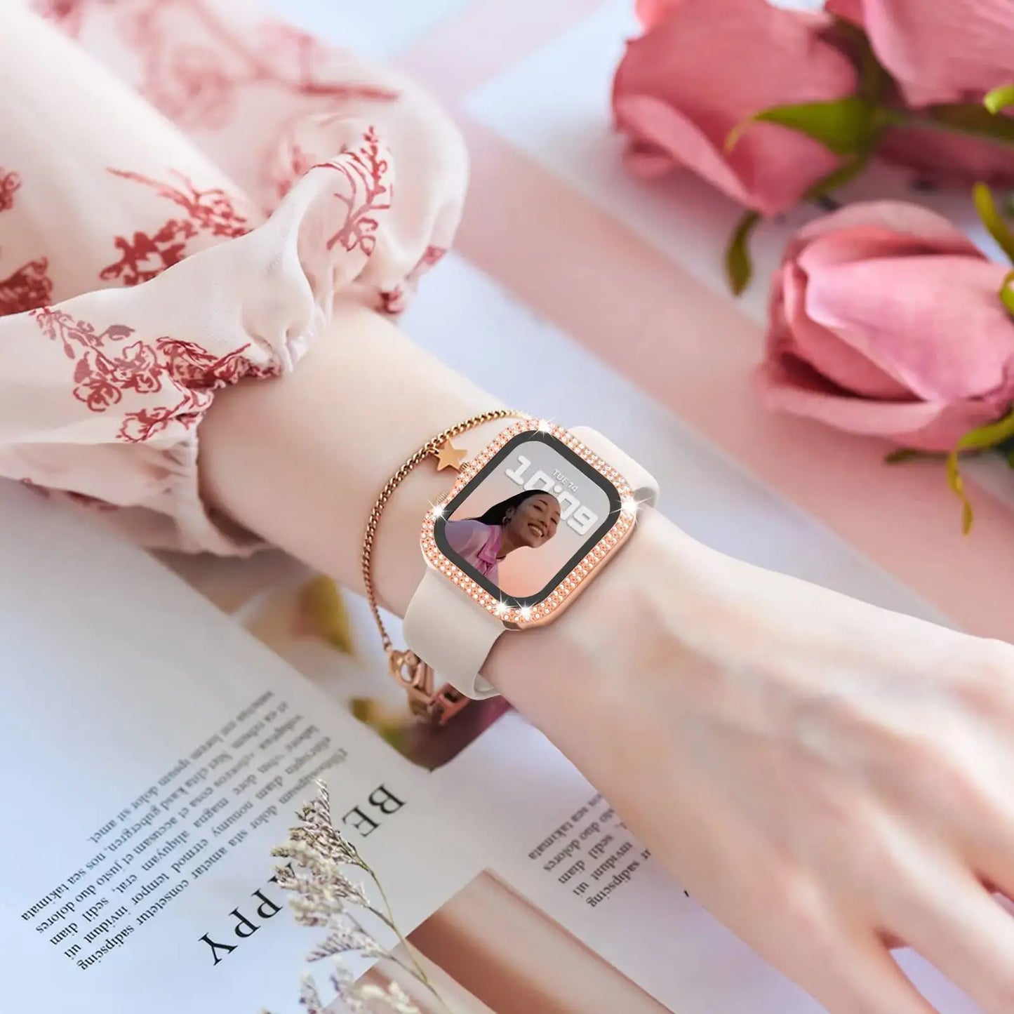 Apple Watch Case - Durable Gem-Studded Elegant Protection