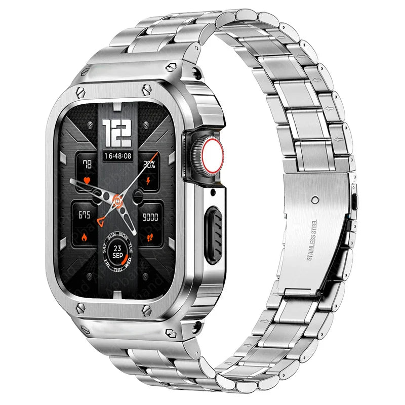 Apple Watch Stainless Steel Strap - Premium Shock Resistant