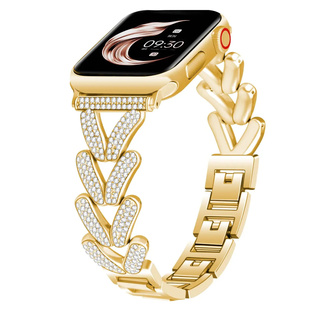 Apple Watch Stainless Steel Band - Sparkly Crystal Design