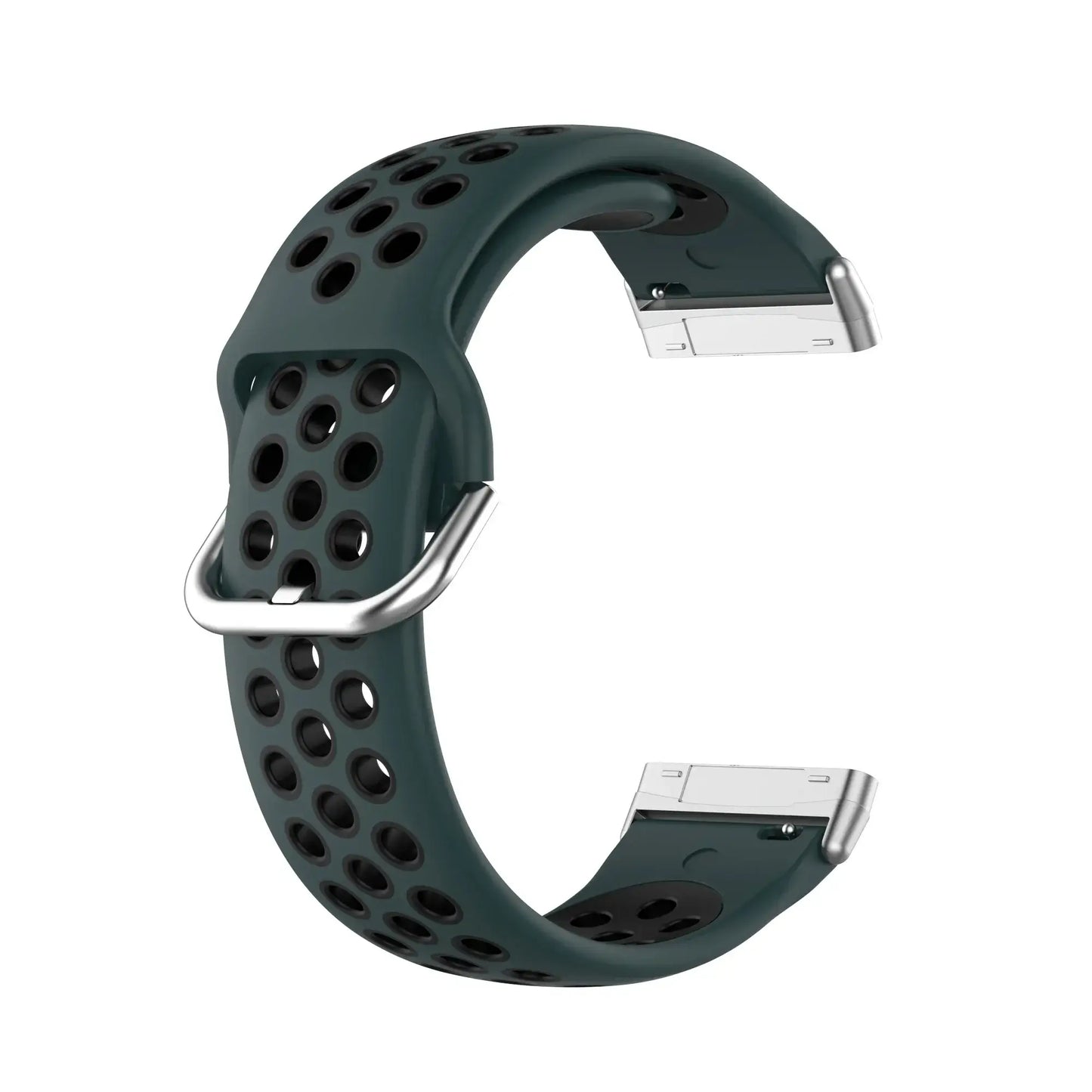 Fitbit Versa & Sense Silicone Band - Breathable Stylish Straps