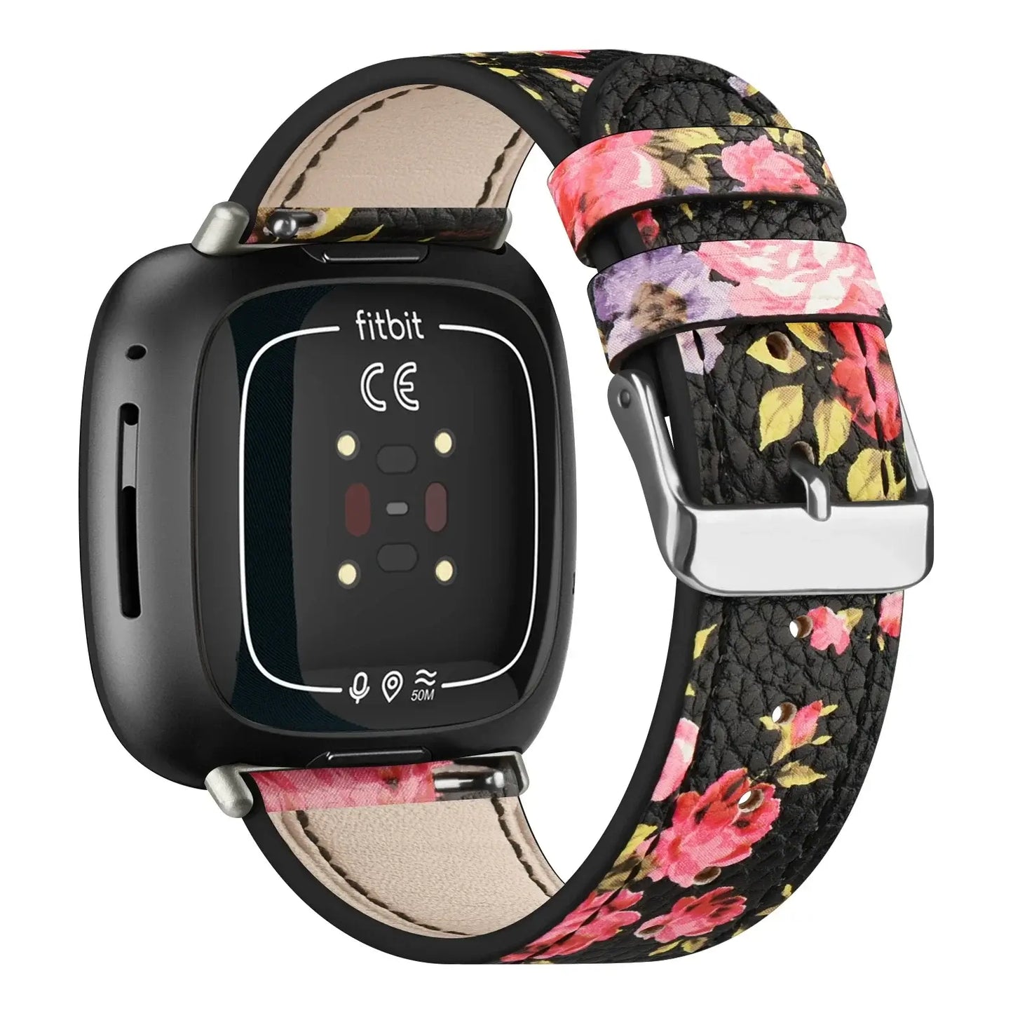 Fitbit Versa & Sense Leather Band - Premium Classic Design