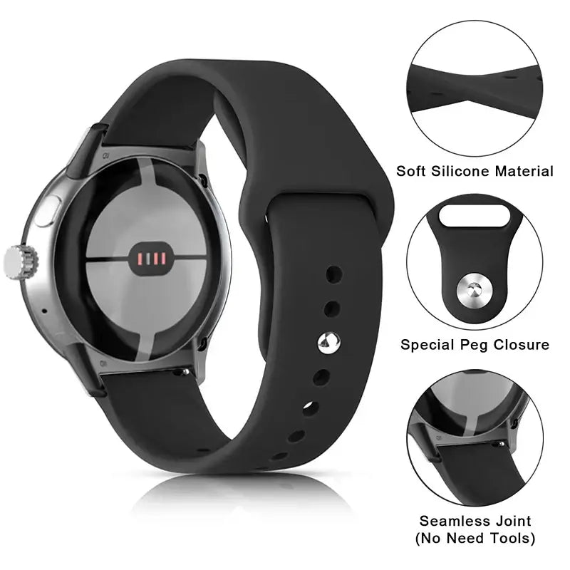 Google Pixel Silicone Strap - Durable Comfortable Design