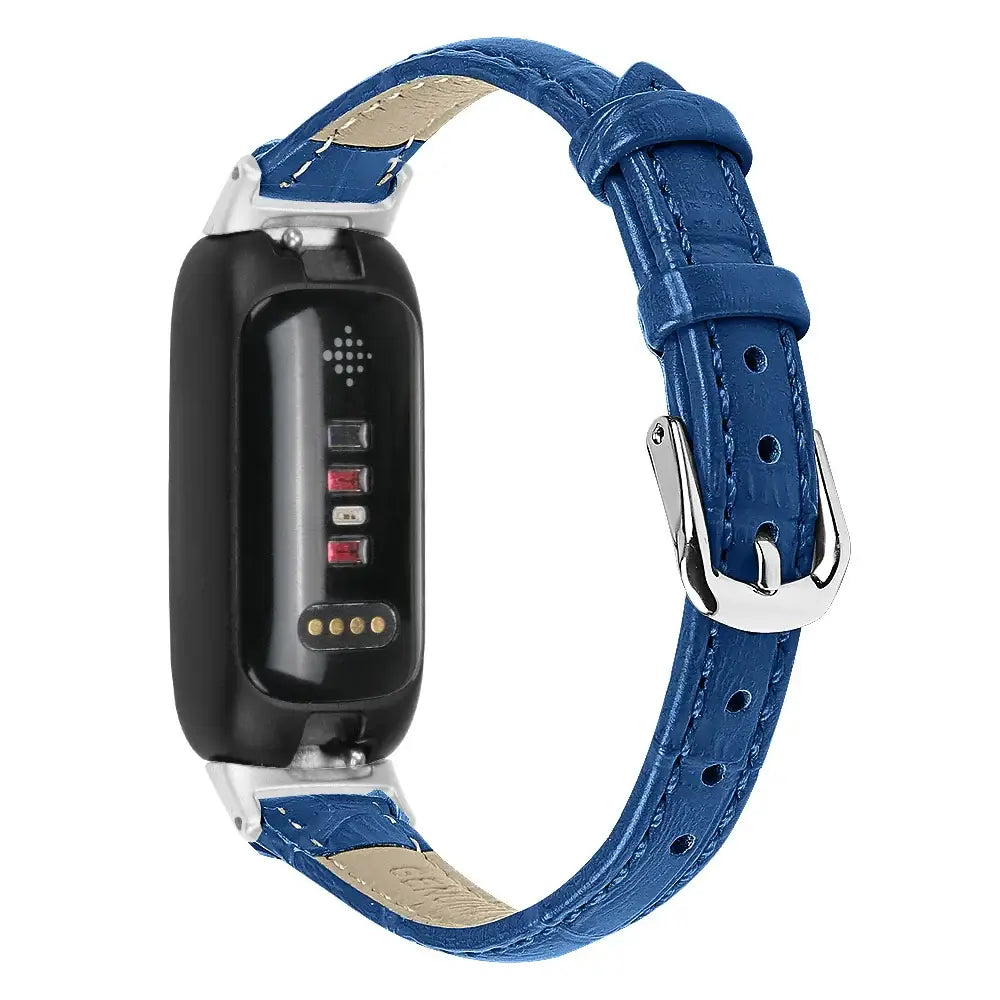 Fitbit Inspire 3 Slim Leather Band – Elegant Minimalist Strap