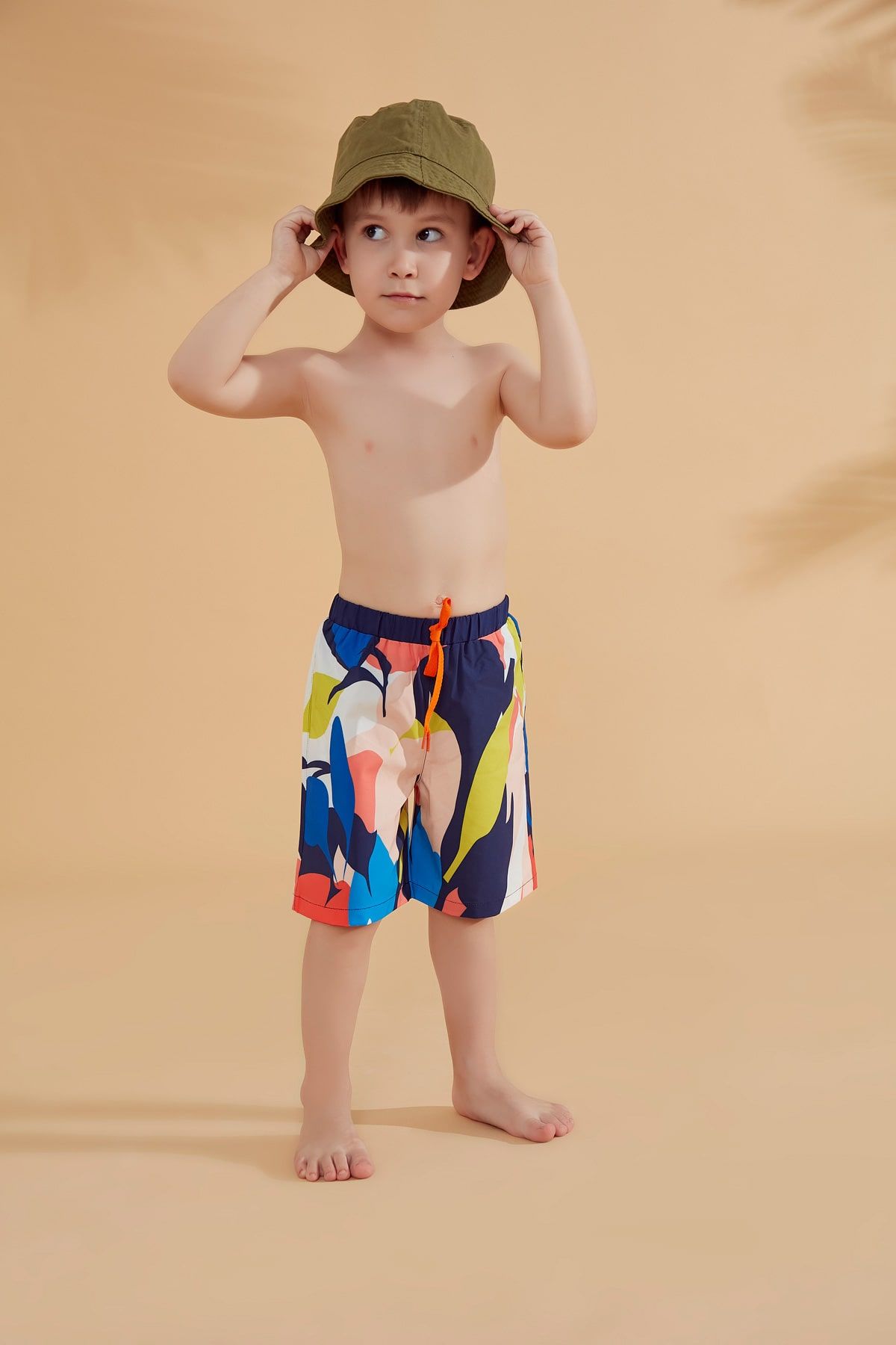 Woven Navy Boys Shorts B2360