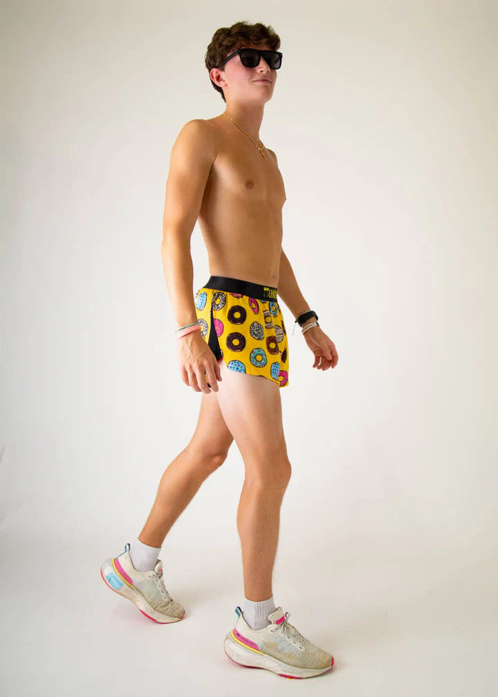 Men's Salty Donuts 2" Half Split Shorts (XS, S, M, L, XL)