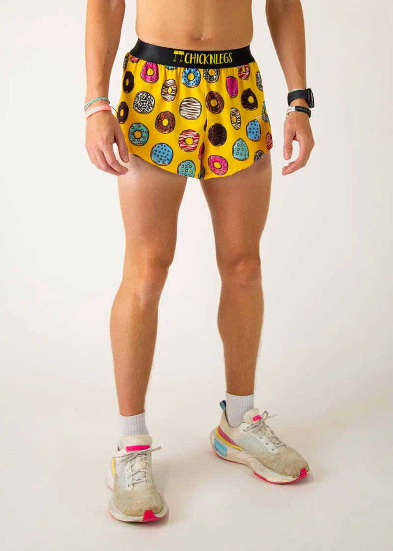 Men's Salty Donuts 2" Half Split Shorts (XS, S, M, L, XL)