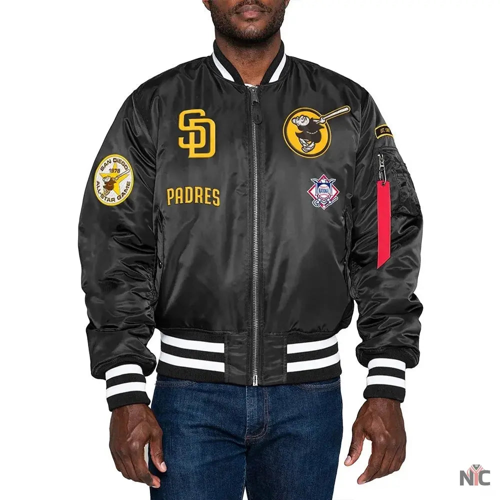 San Diego Padres Bomber MA-1 Jacket