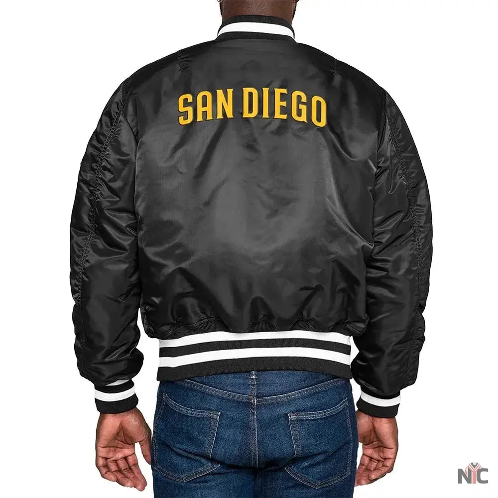 San Diego Padres Bomber MA-1 Jacket