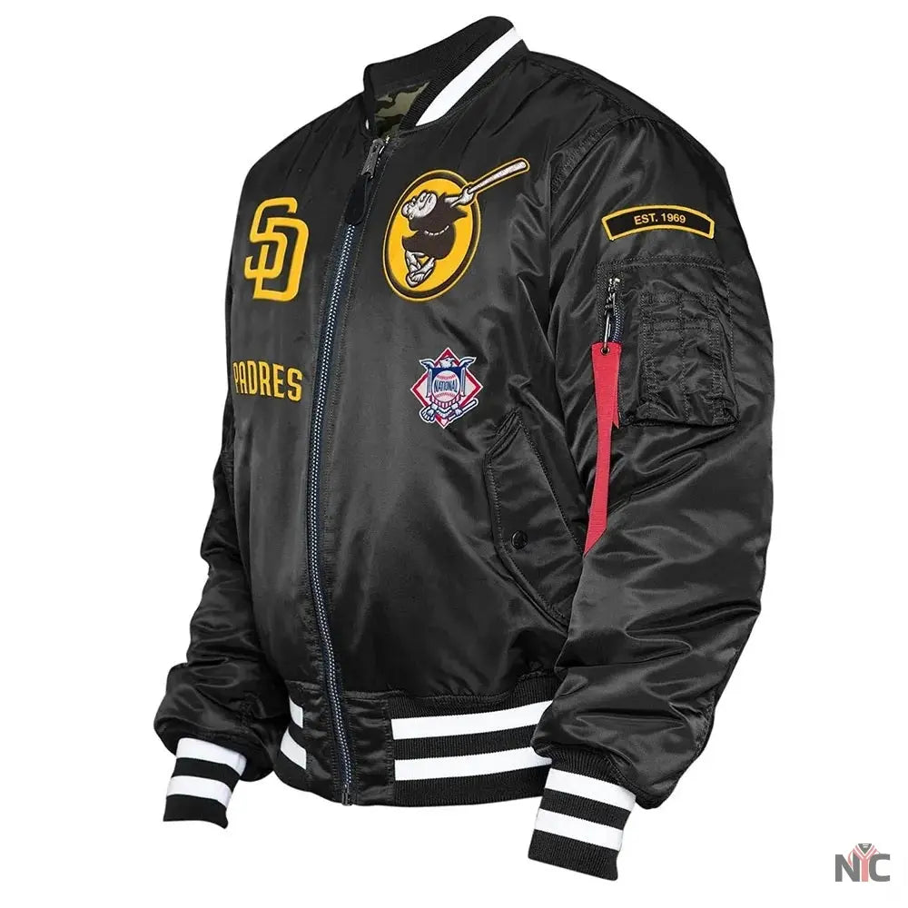 San Diego Padres Bomber MA-1 Jacket