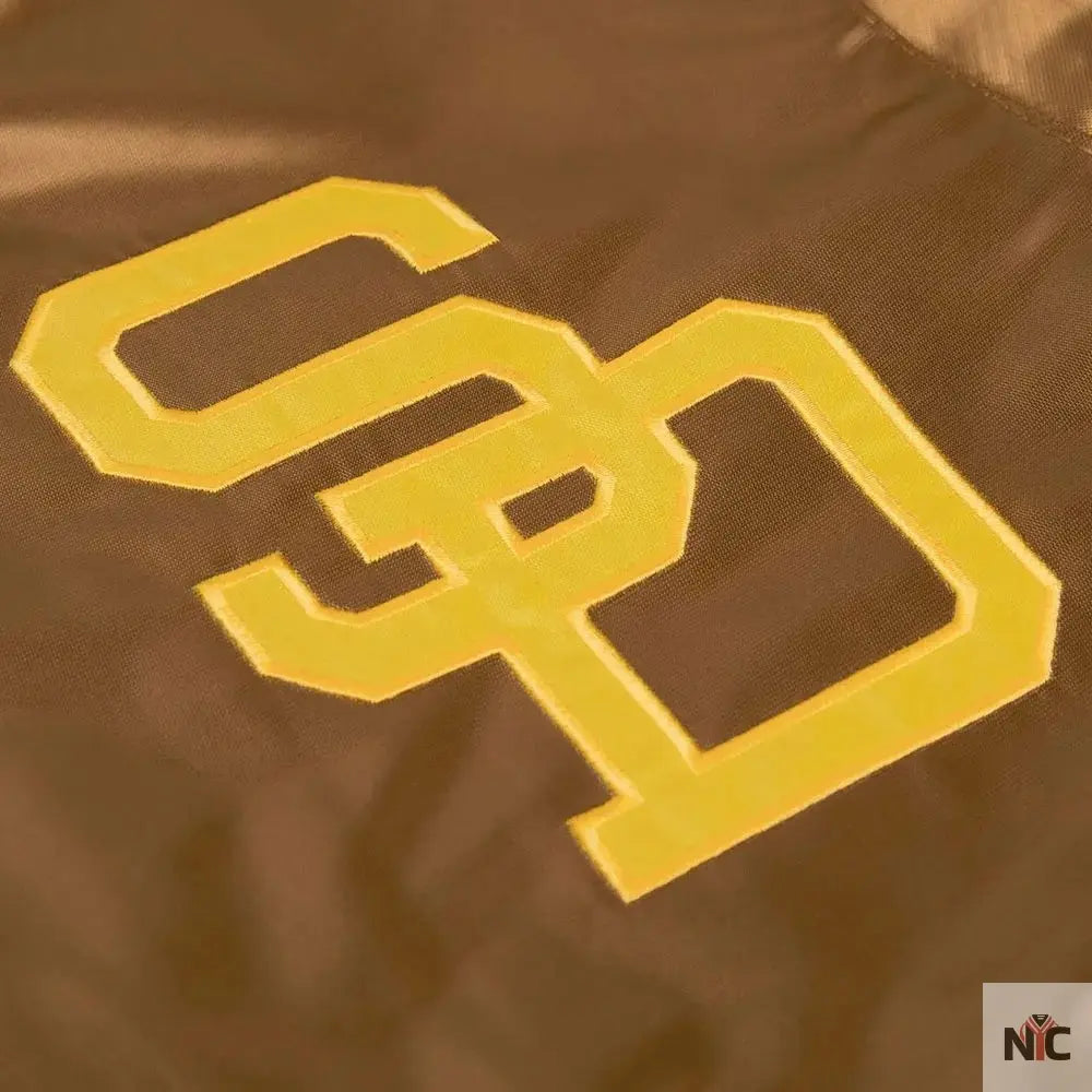San Diego Padres Brown Bomber Jacket