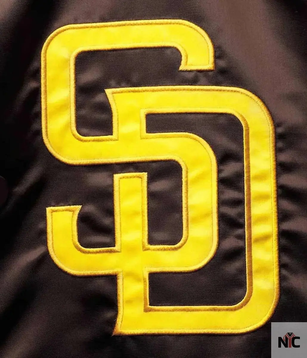 San Diego Padres Raglan Reliever Varsity Jacket