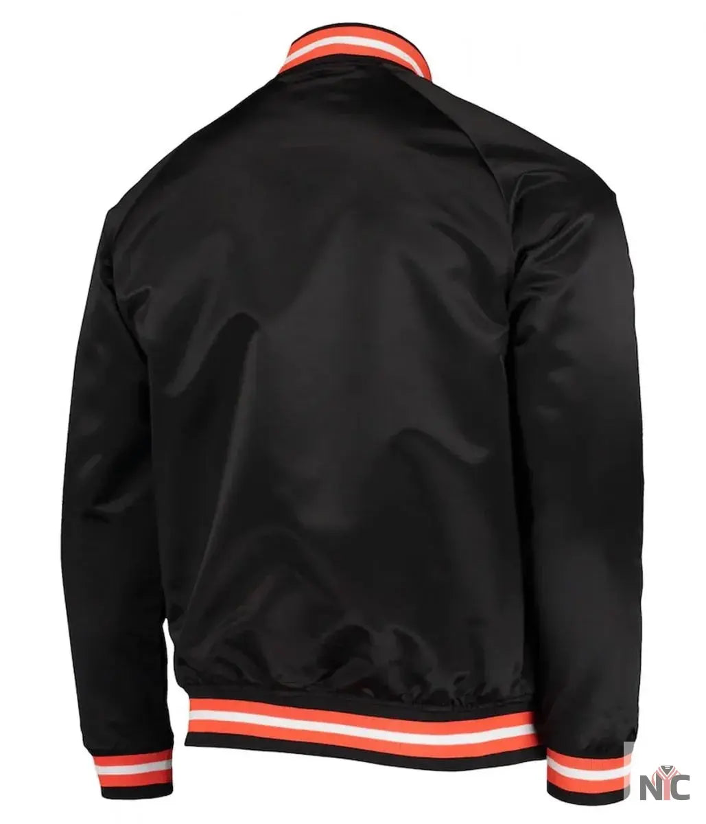 San Francisco Giants Full-Snap Satin Jacket