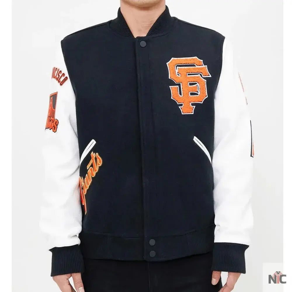 San Francisco Giants Letterman Full-Zip Jacket