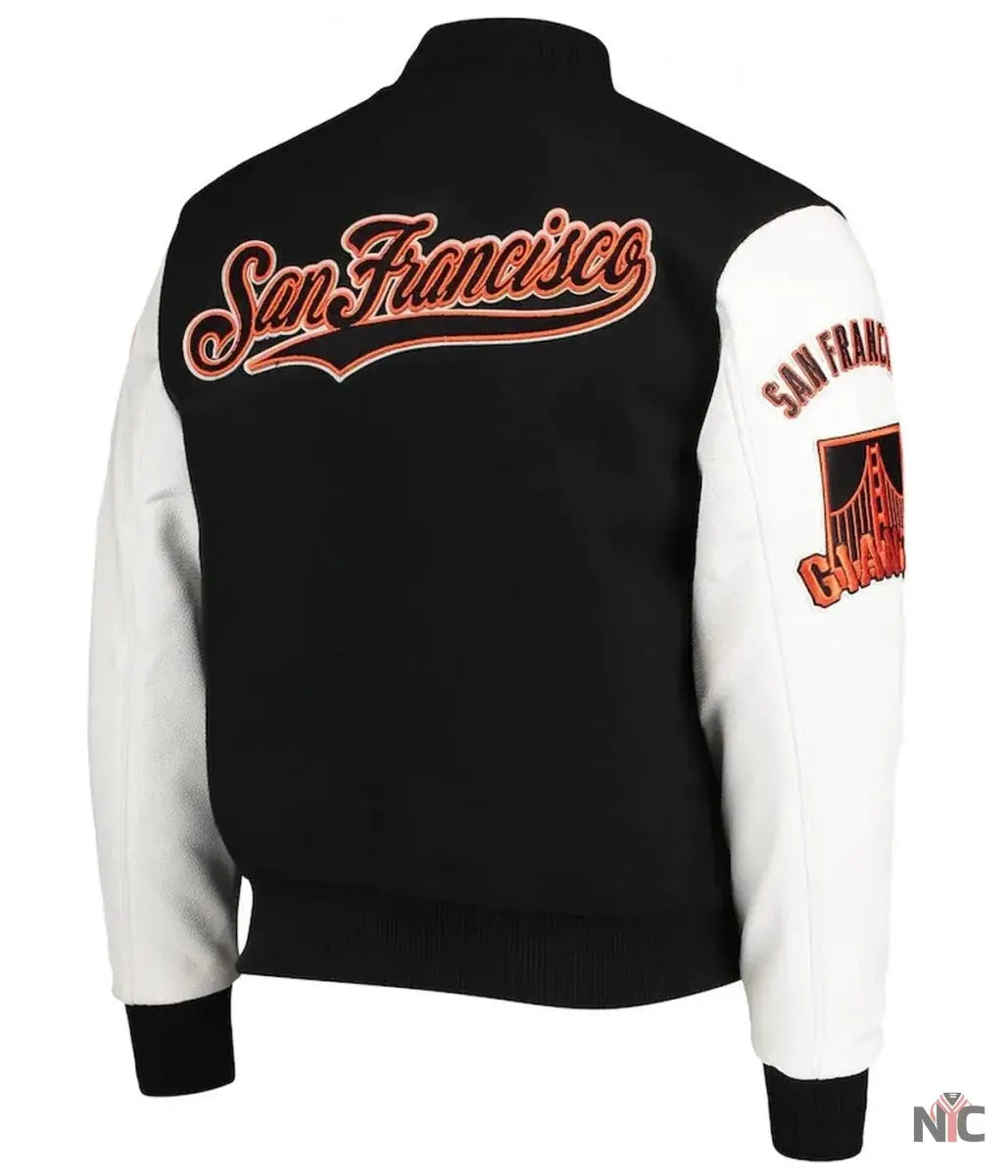 San Francisco Giants Letterman Full-Zip Jacket