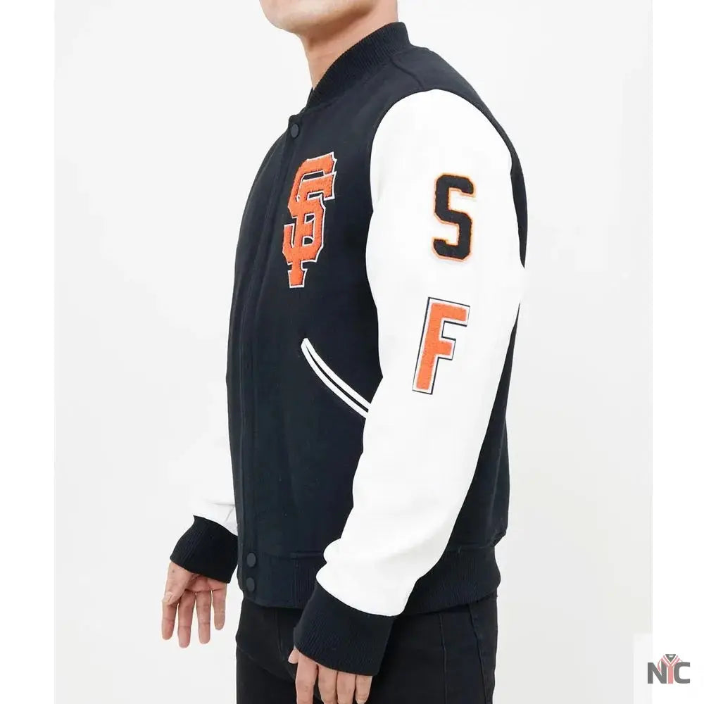 San Francisco Giants Letterman Full-Zip Jacket