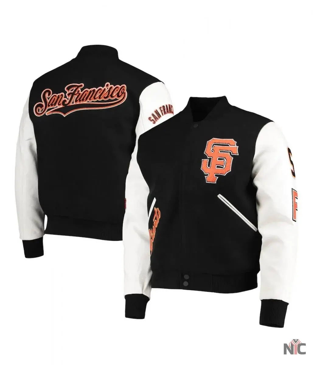 San Francisco Giants Letterman Full-Zip Jacket