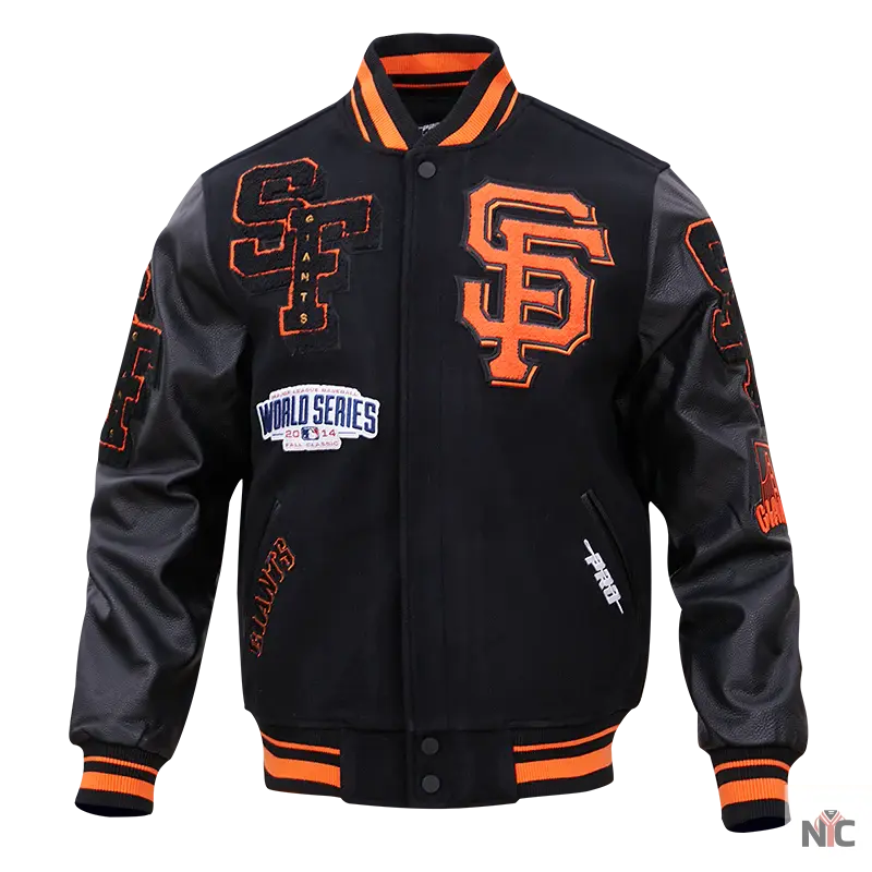 San Francisco Giants Mash Up Logo Varsity Jacket
