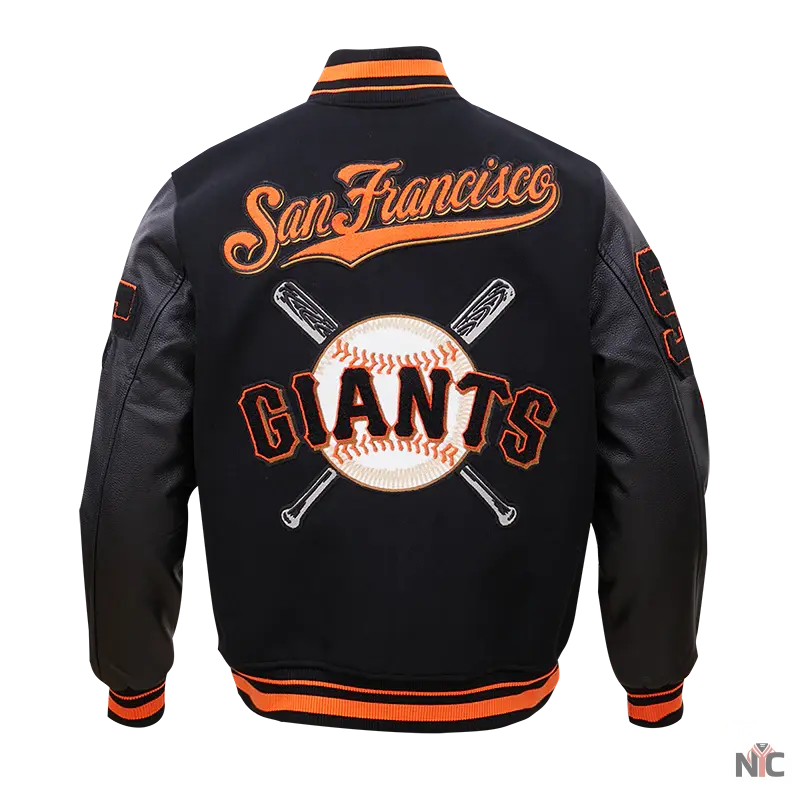 San Francisco Giants Mash Up Logo Varsity Jacket