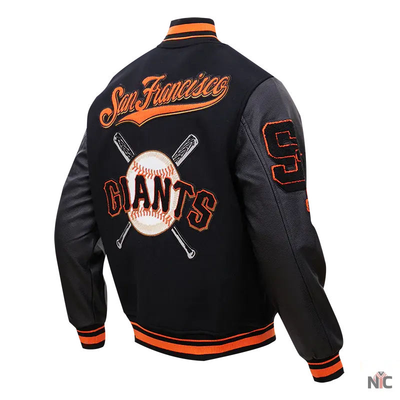 San Francisco Giants Mash Up Logo Varsity Jacket
