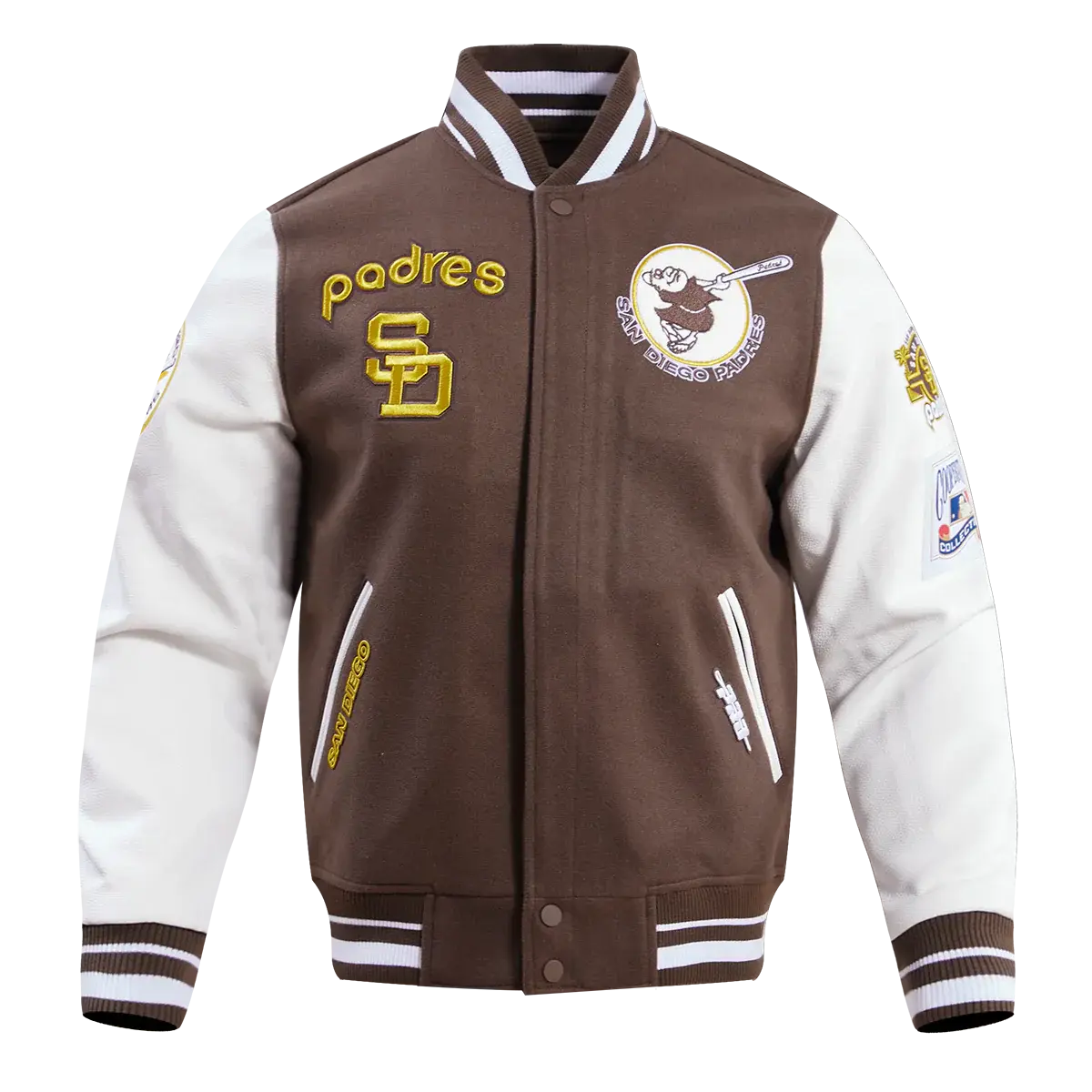 San Diego Padres Retro Classic Rib Wool Varsity Jacket