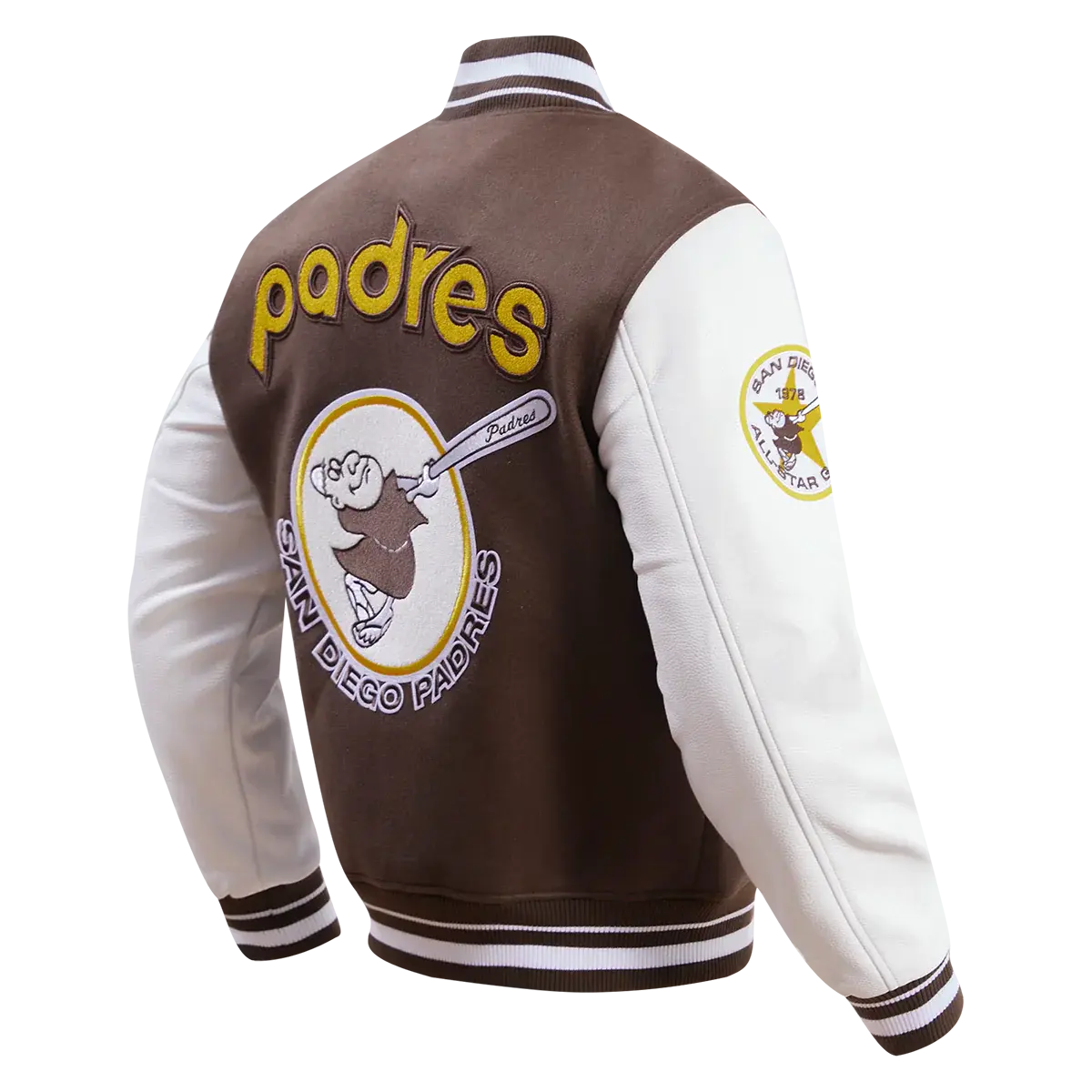 San Diego Padres Retro Classic Rib Wool Varsity Jacket