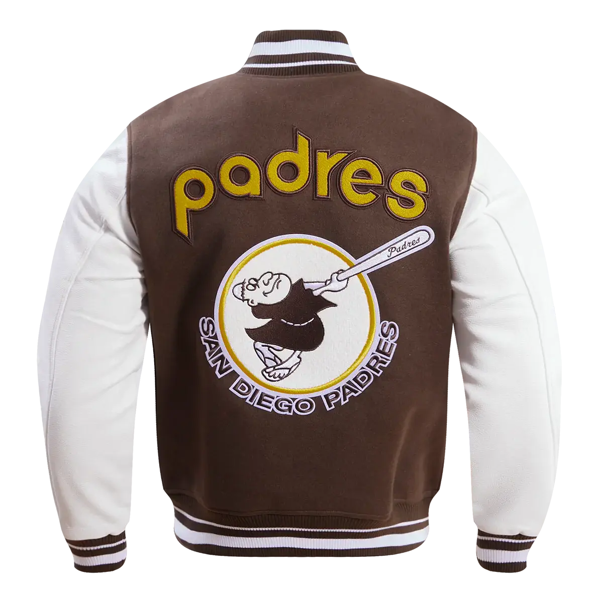 San Diego Padres Retro Classic Rib Wool Varsity Jacket