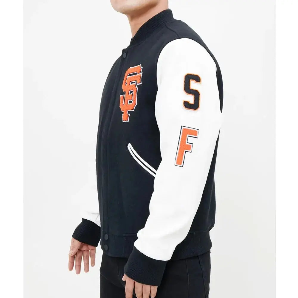 San Francisco Giants Letterman Full-Zip Jacket