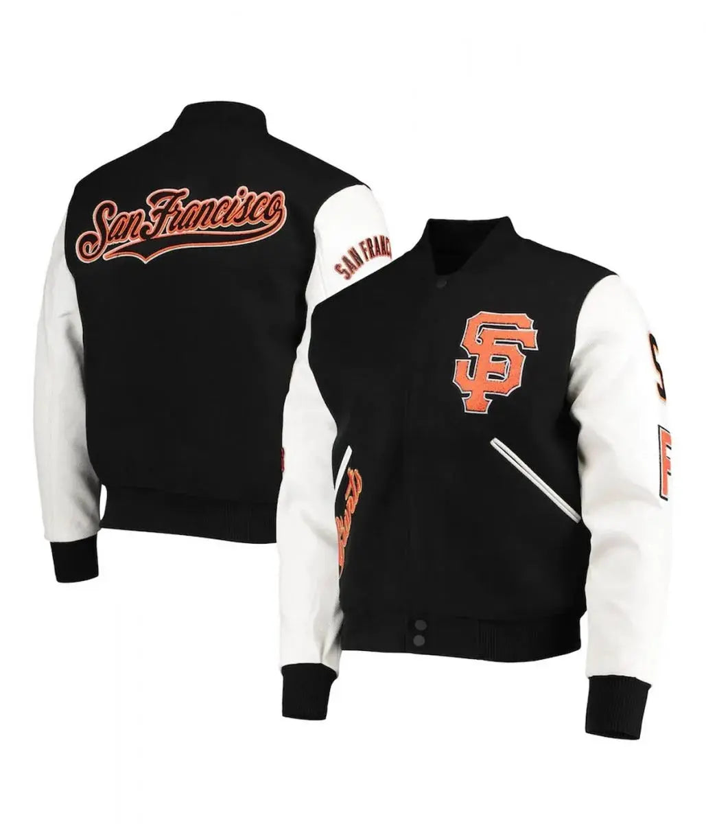 San Francisco Giants Letterman Full-Zip Jacket