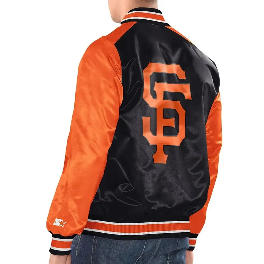 San Francisco Giants Renegade Varsity Satin Jacket