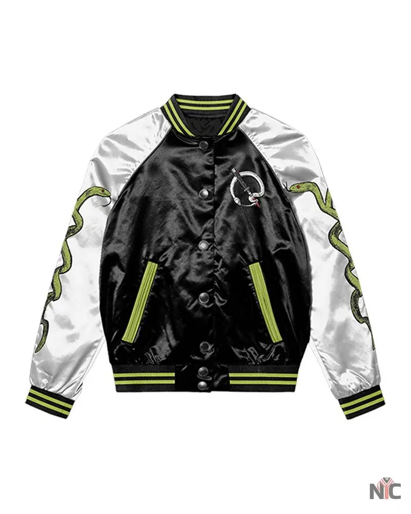 Satin Snake Retro Jacket