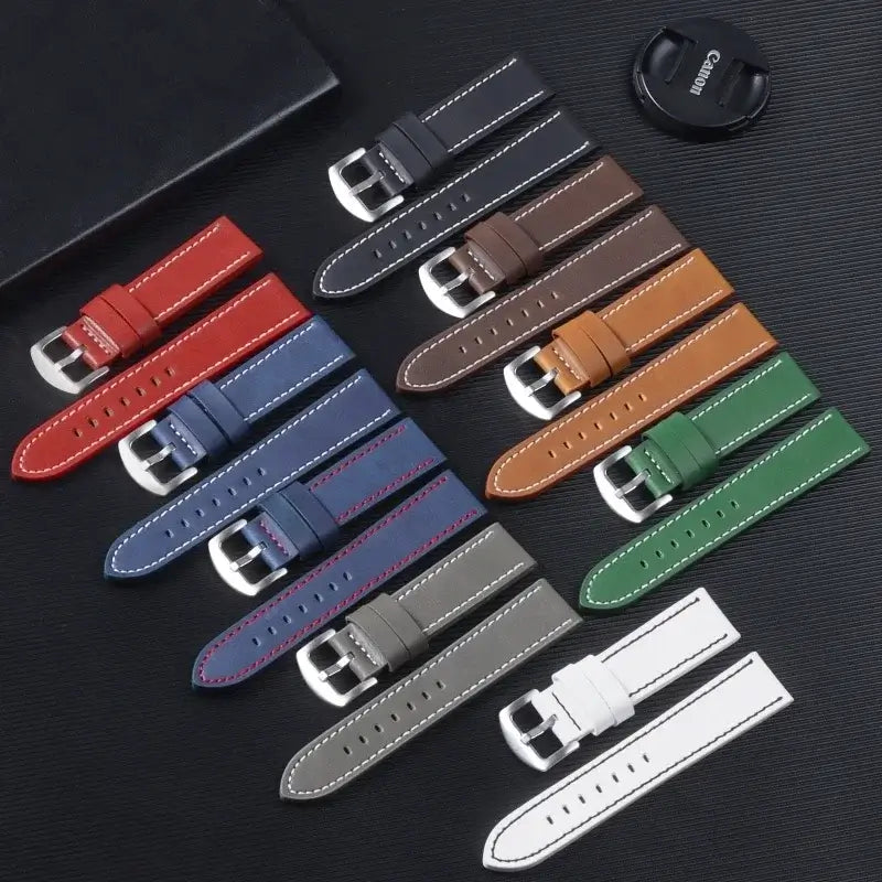 Samsung Galaxy Watch Leather Strap - Premium Classic Design