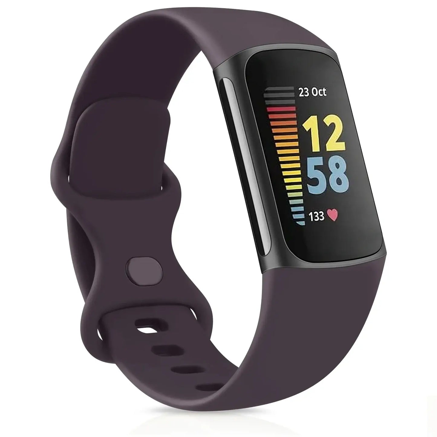 Fitbit Charge 5 6 Silicone Band - Comfortable Stylish Design
