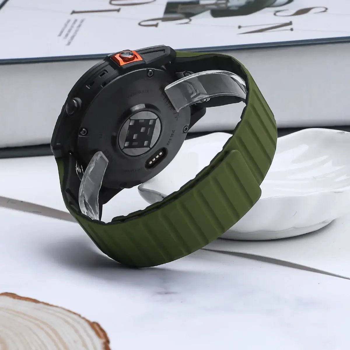 Garmin Magnetic Silicone Band - Durable QuickFit Strap