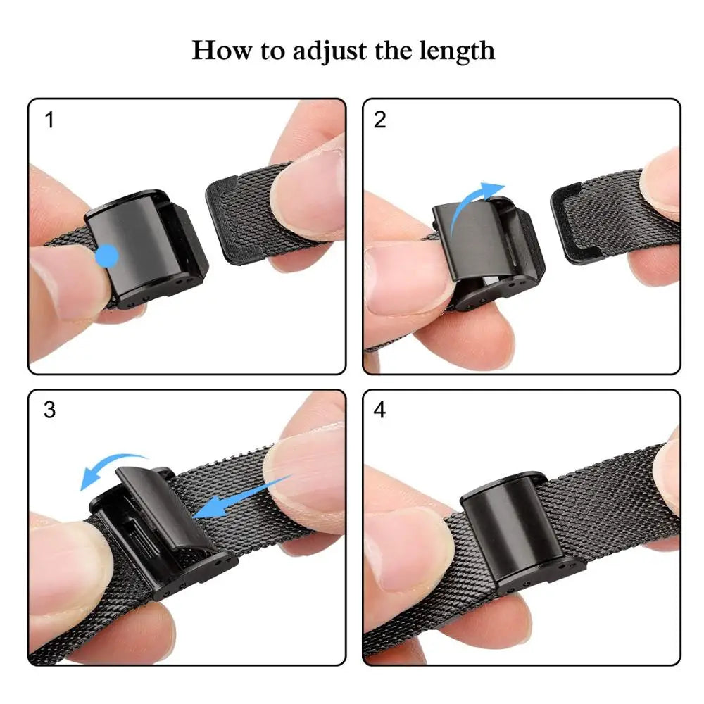 Apple Watch Milanese Band - Premium Metal Loop Strap