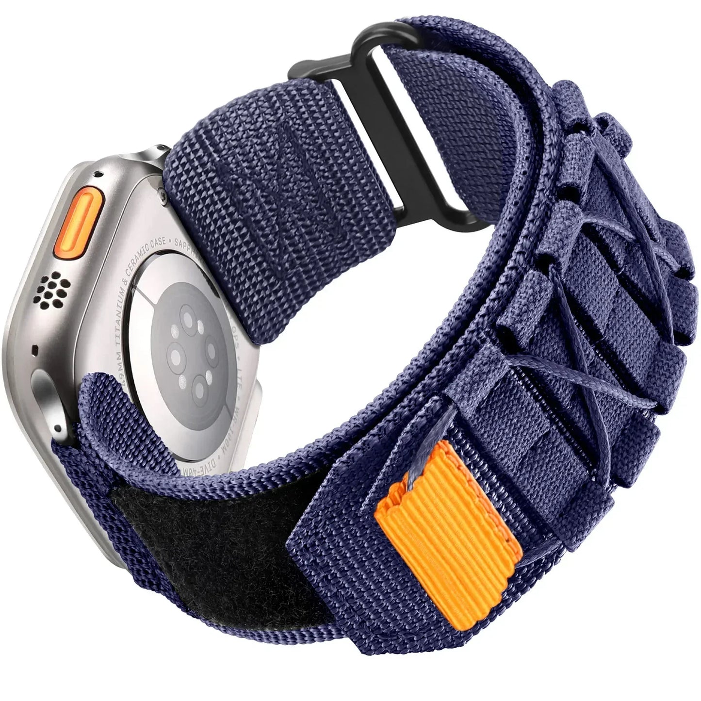 Apple Watch Nylon Strap - Tactical Loop Band for Series 8 7 6