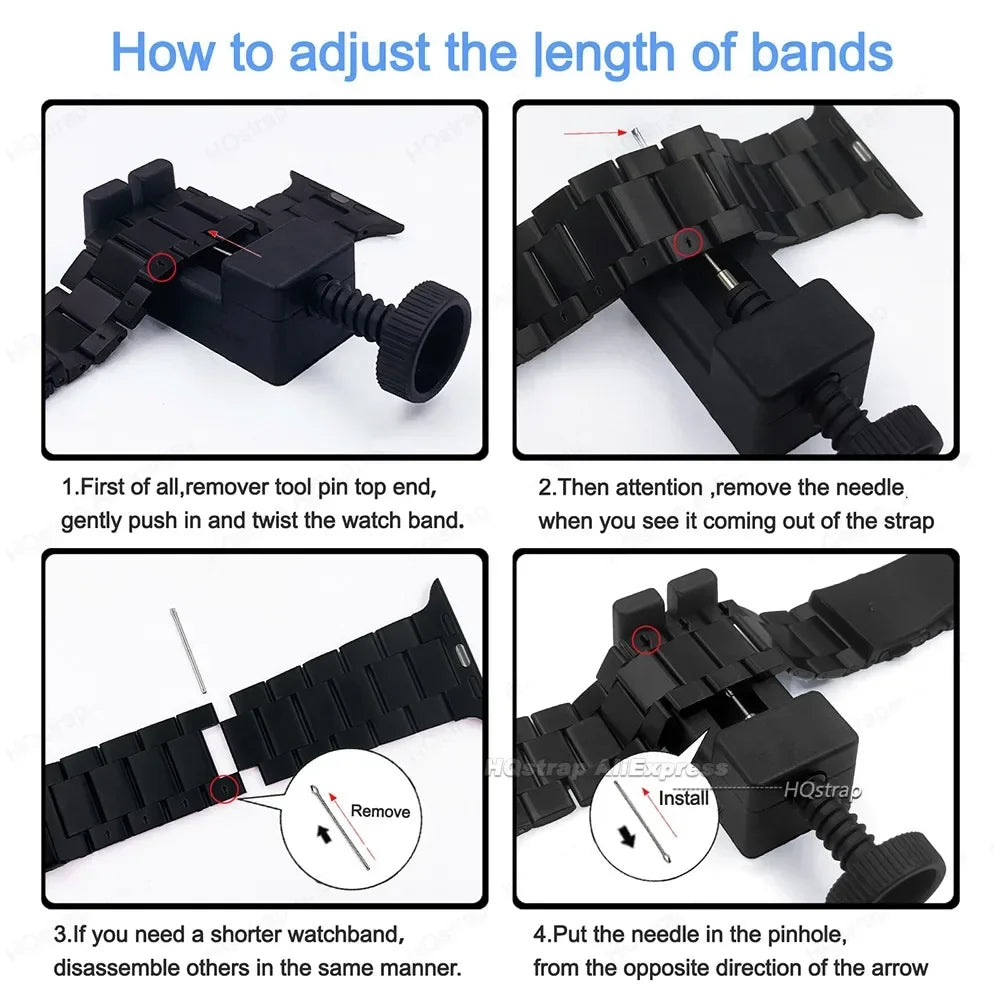 Garmin Stainless Steel Strap - Durable QuickFit Bracelet