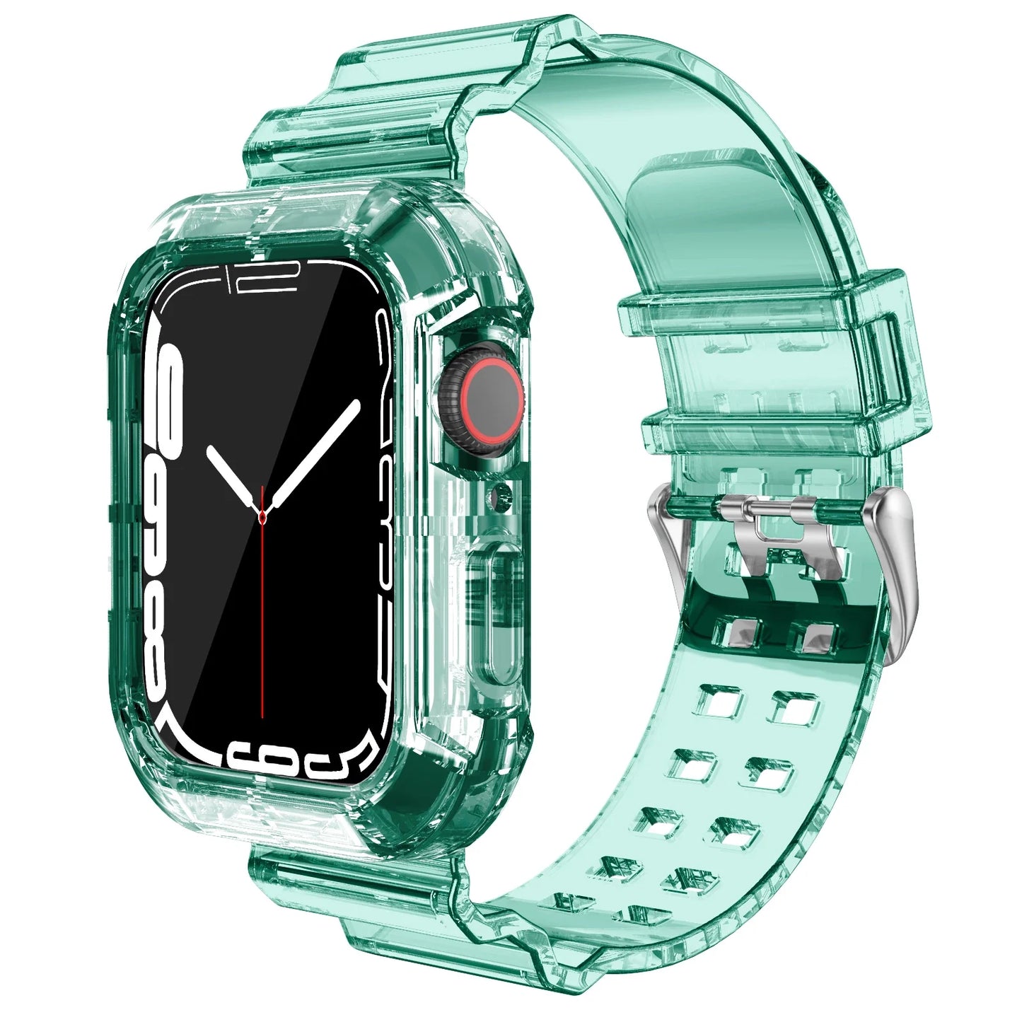 Apple Watch Soft Silicone Strap - Transparent Comfortable Fit