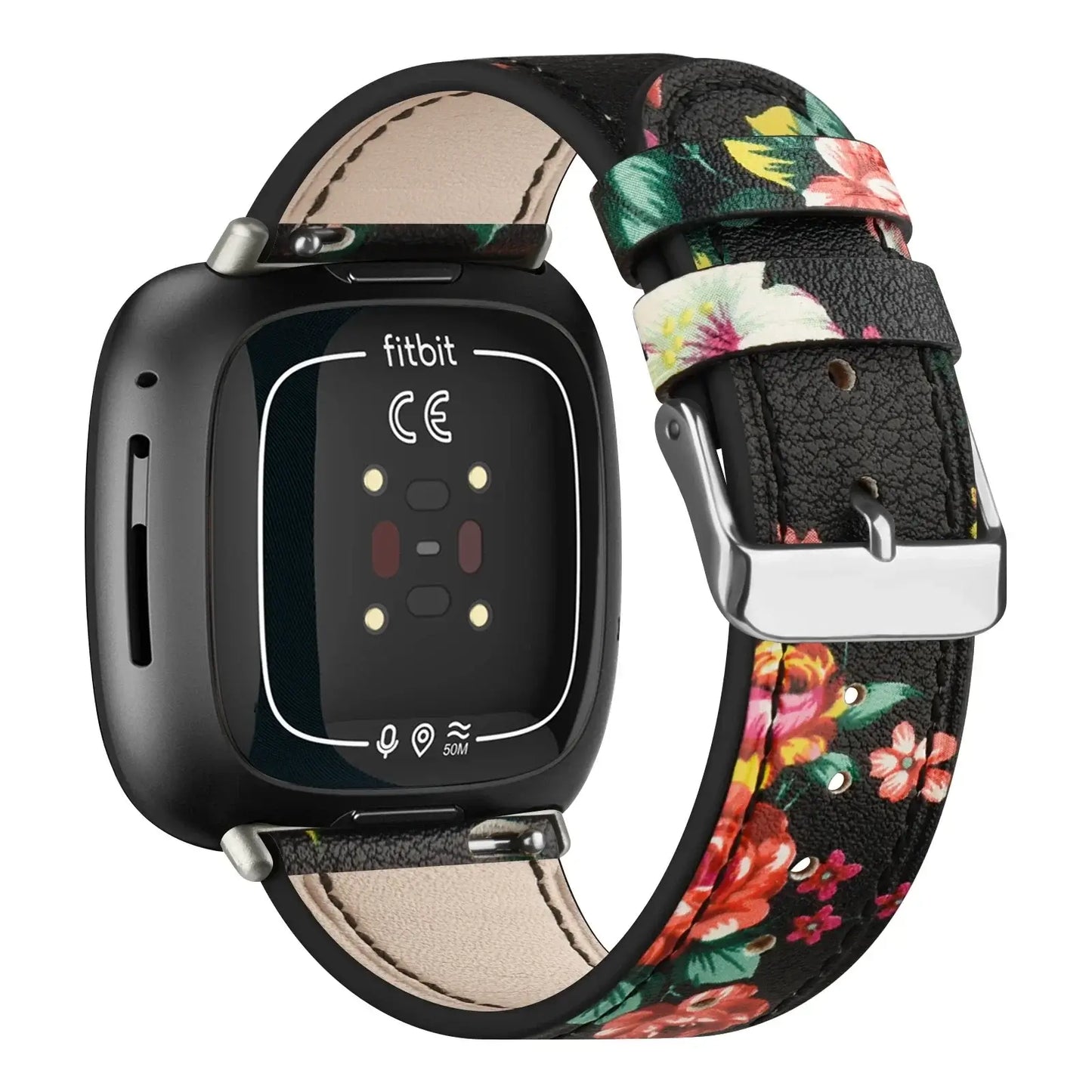 Fitbit Versa & Sense Leather Band - Premium Classic Design