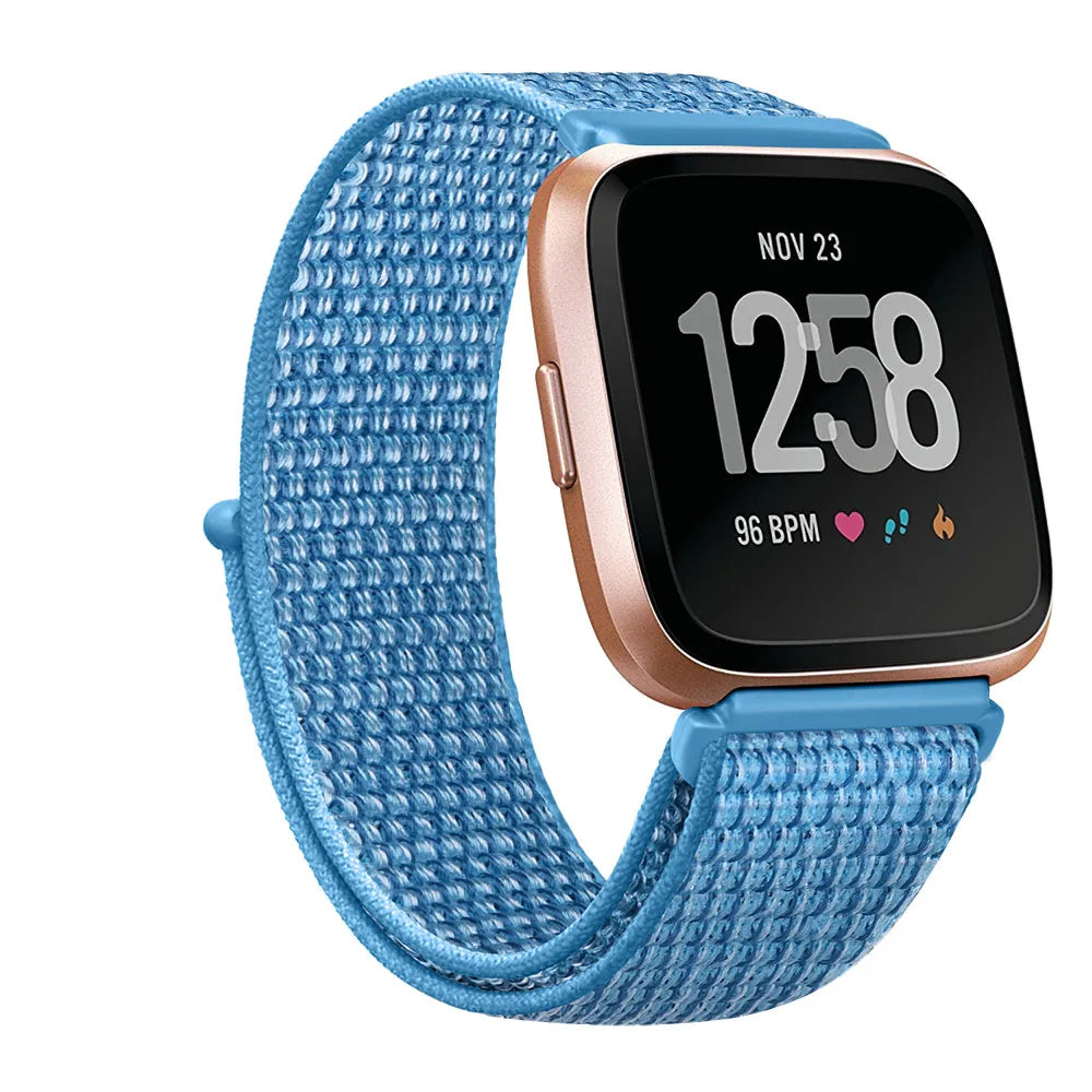 Nylon Velcro Fitbit Versa & Sense Bands