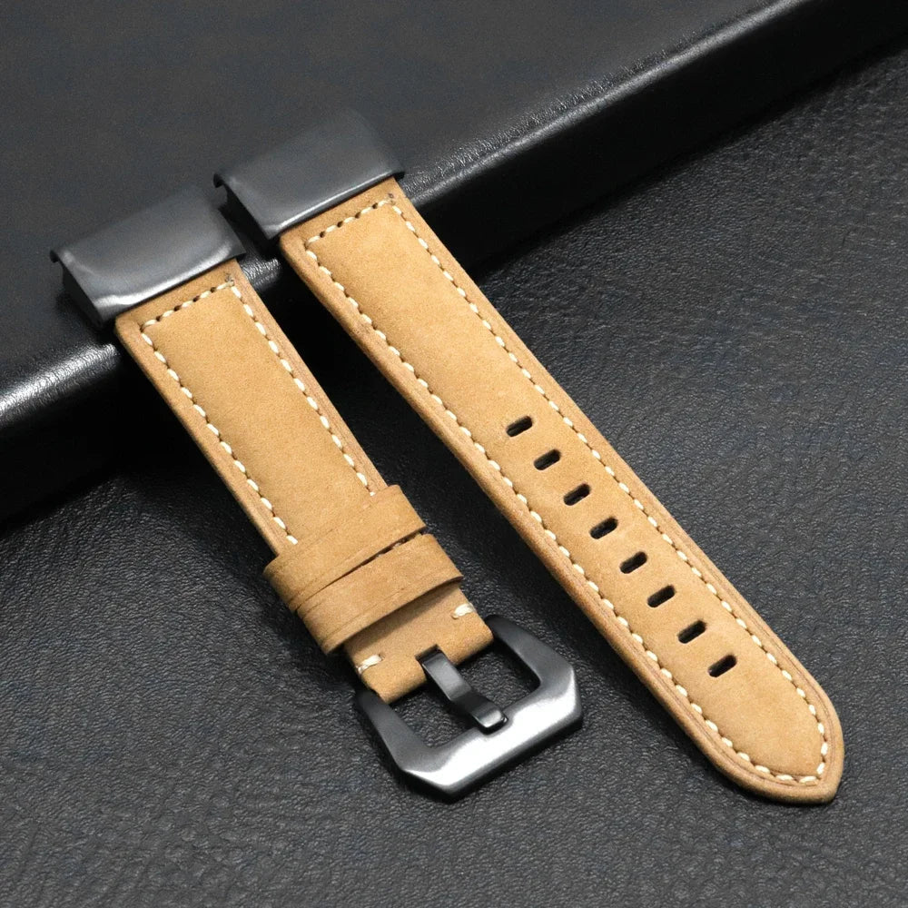 Garmin Genuine Leather Band - Stylish and Durable