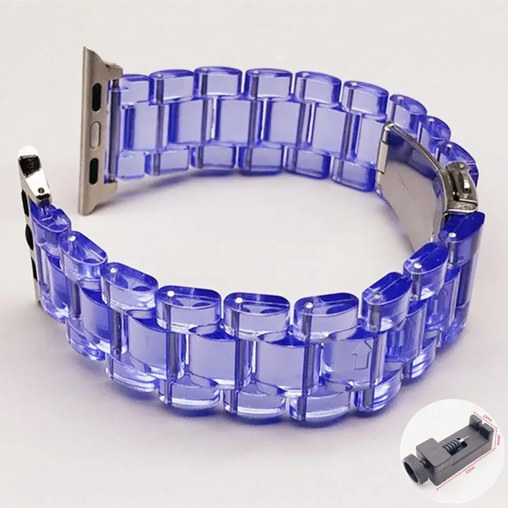 Apple Watch Resin Strap - Stylish, Durable Design