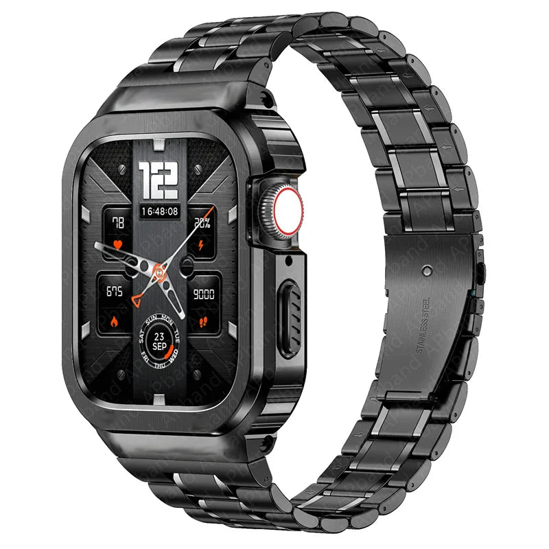 Apple Watch Stainless Steel Strap - Premium Shock Resistant