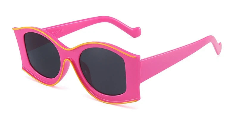 Colorful oversized retro Sunglasses