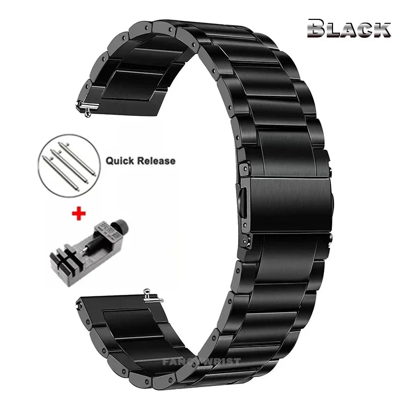 Samsung Galaxy Watch 7, 6, 5, 4 & FE Titanium Link Bracelet