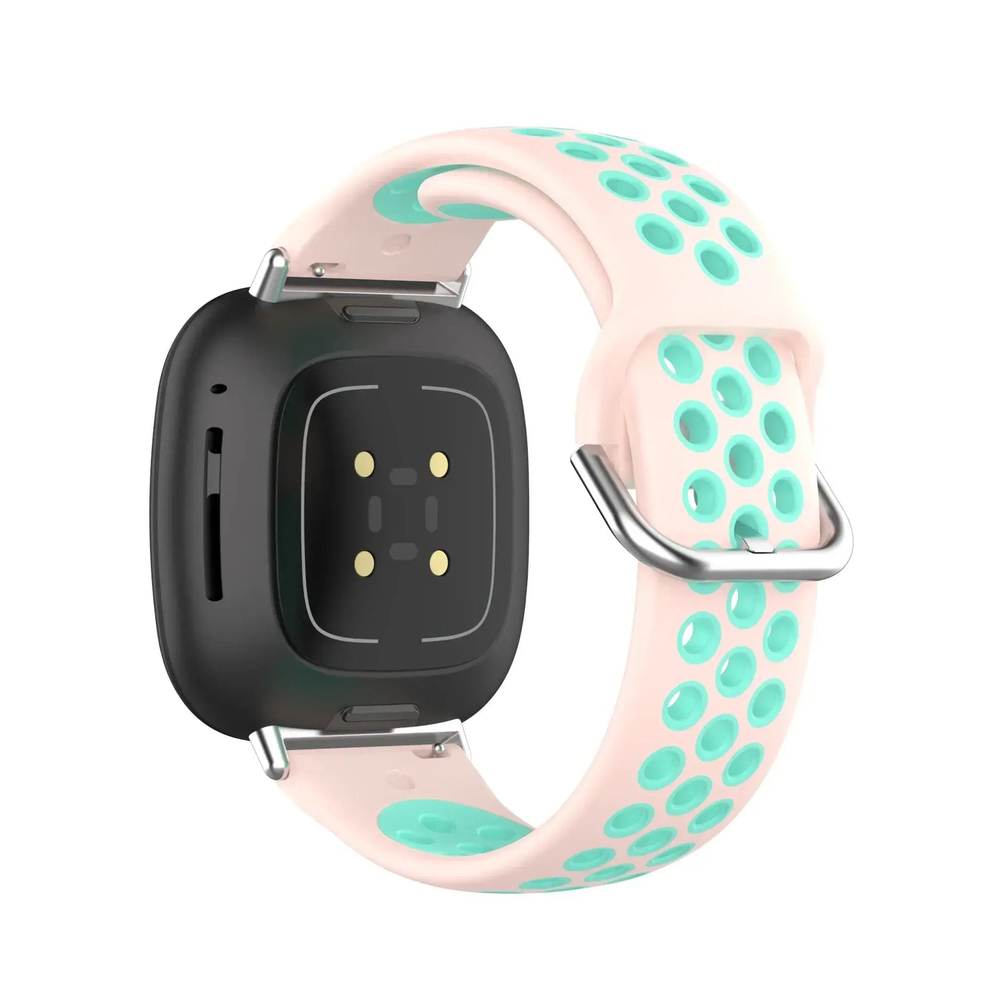 Fitbit Versa & Sense Silicone Band - Breathable Stylish Straps