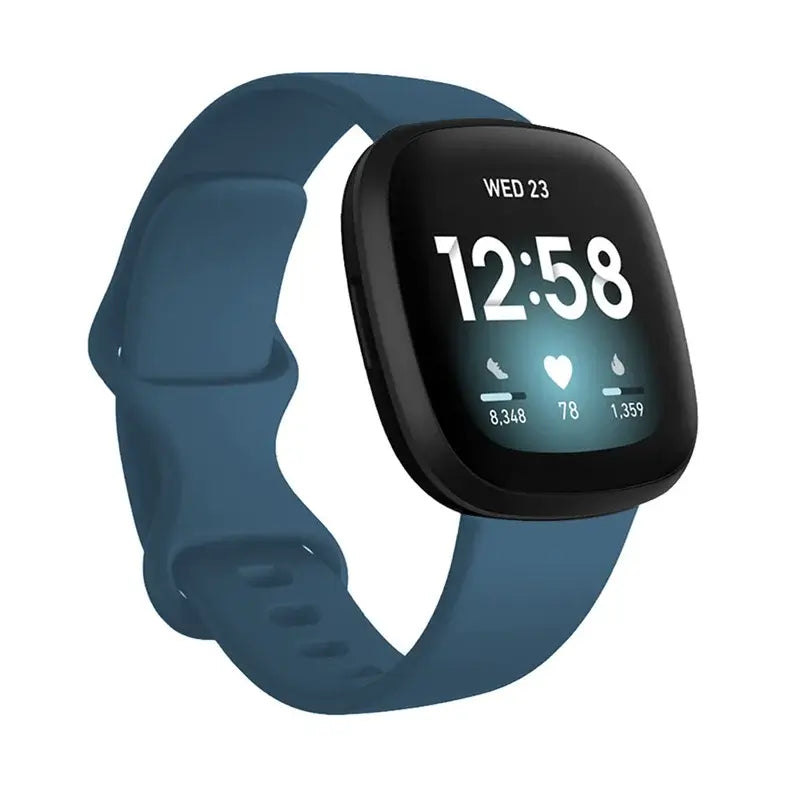 Fitbit Versa & Sense Silicone Band - Durable Stylish Straps