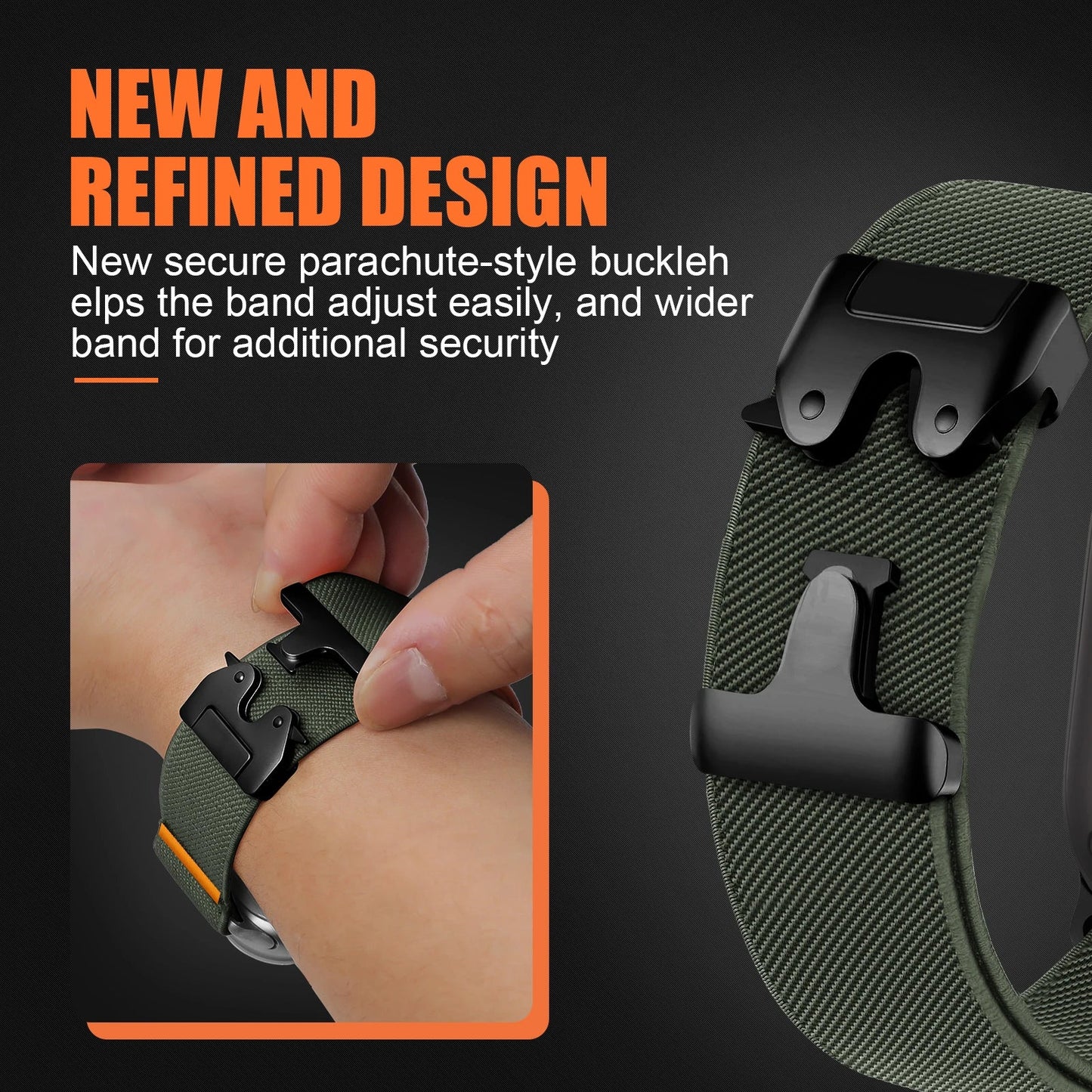 Apple Watch Nylon Strap - Flexible, Durable, Comfortable Fit
