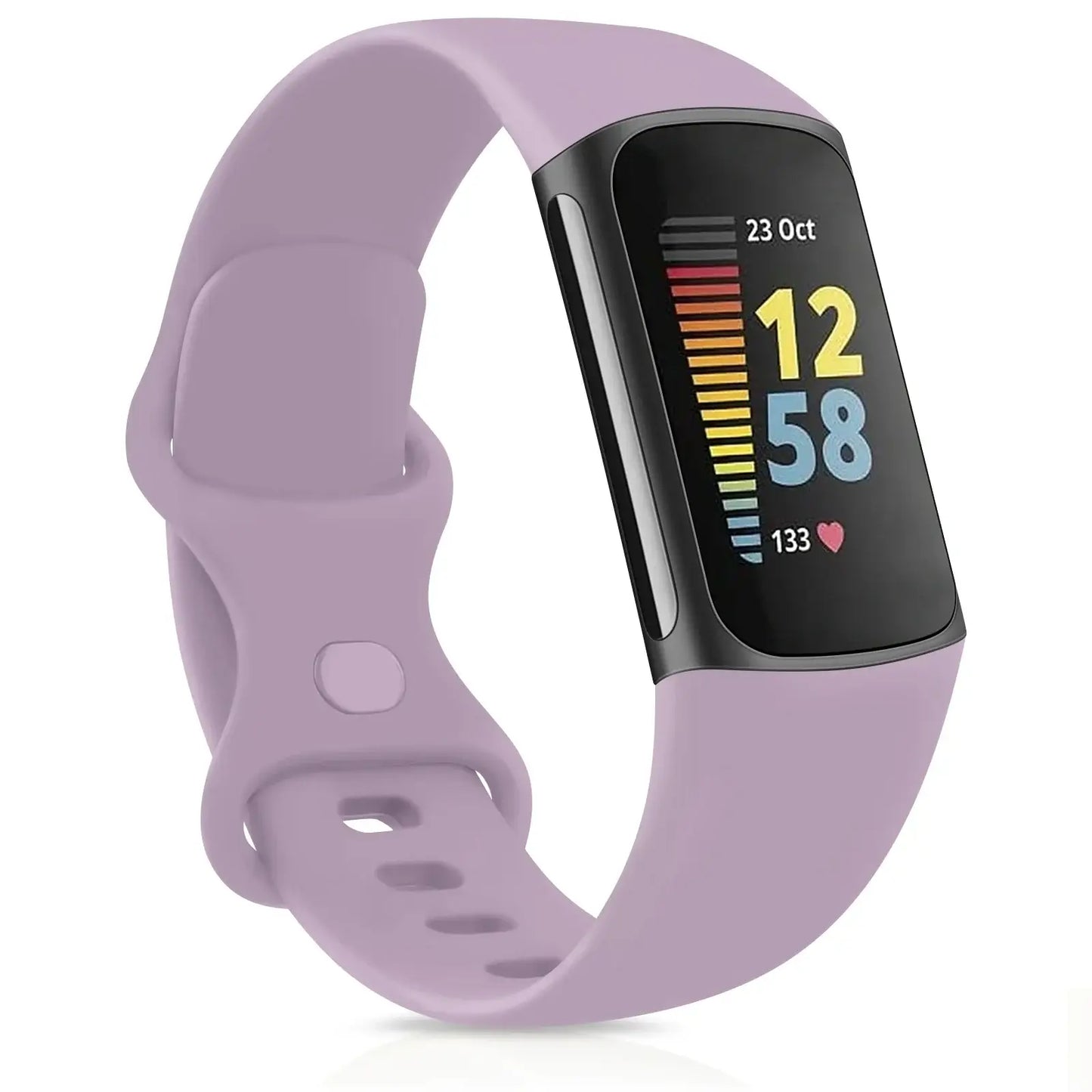 Fitbit Charge 5 6 Silicone Band - Comfortable Stylish Design