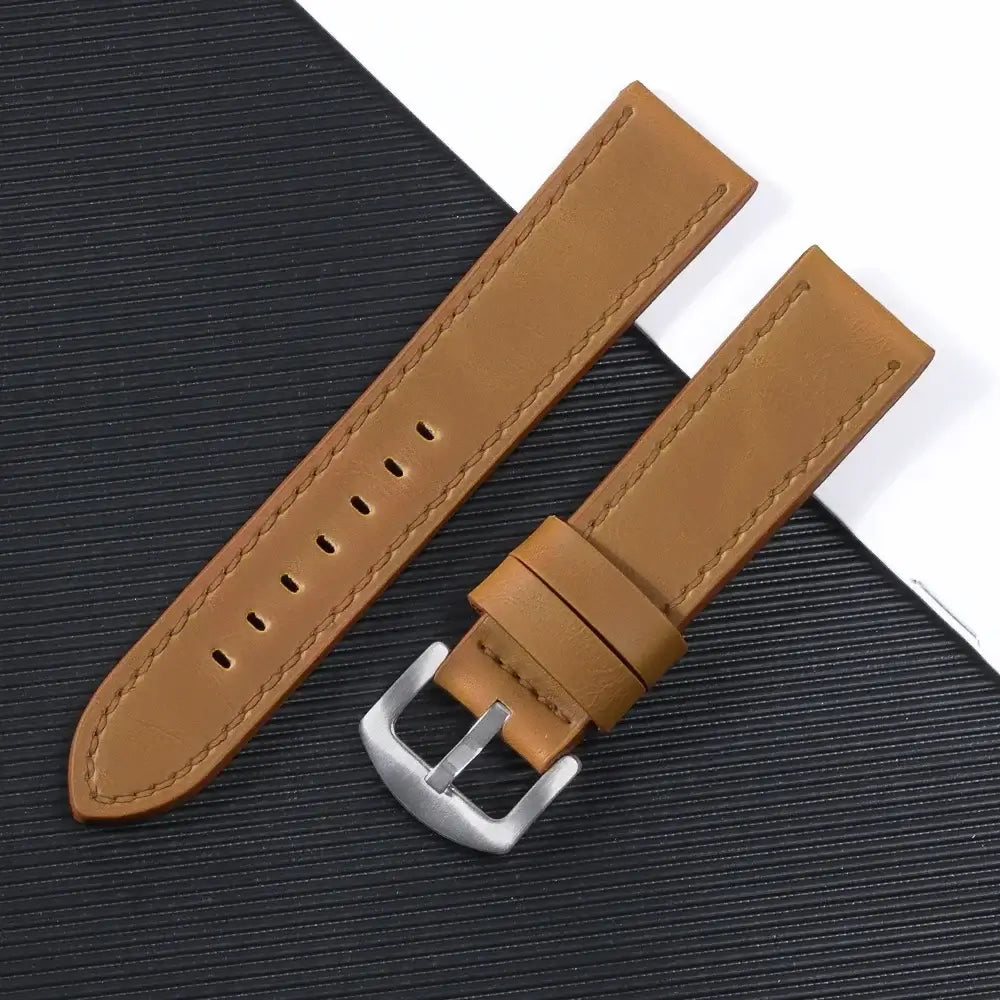 Samsung Galaxy Watch Leather Strap - Premium Classic Design